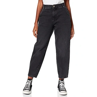 Abbildung von ONLY Jeans Straight Leg, Damen, Größe: XSx30, Black denim