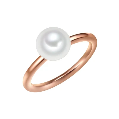 Abbildung von Valero Pearls Ring, Damen, Größe: 50, Roségold