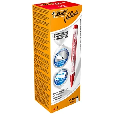 Abbildung von Bic 902089 Whiteboard Marker Velleda 1741 Liquid Ink, rot