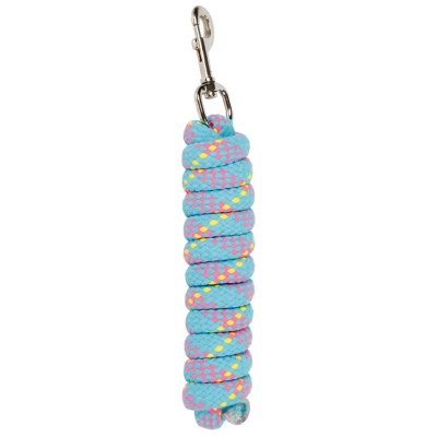 Abbildung von Harry&#039;s Horse Führstrick Mounty Karabiner Blau/Rosa/Gelb 2m