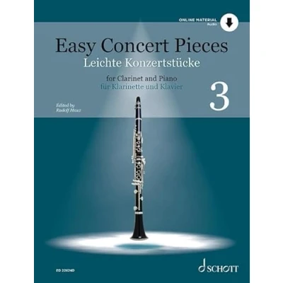 Abbildung von Leichte Konzertstücke: 14 Stücke aus 4 Jahrhunderten. Band 3. Klarinette und Klavier. (Easy Concert Pieces, 3)