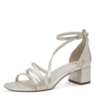 Abbildung von Tamaris Riemensandalette, Damen, Größe: 36, Champagne Schuhe