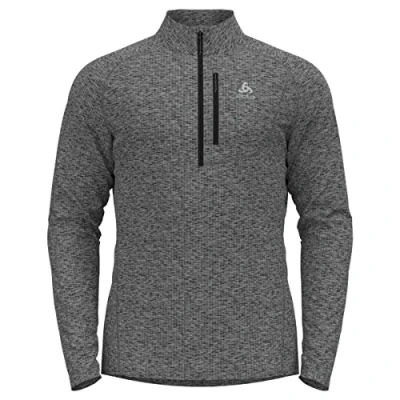 Abbildung von Odlo Herren Langarm Shirt mit halben Reißverschluss TENCIA, grey melange, S