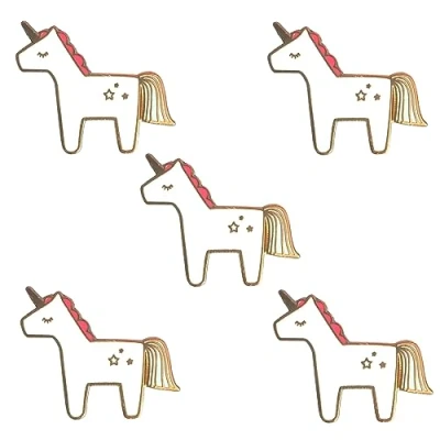 Abbildung von 5er Set Einhorn Anstecker Pins Ansteck Anstecknadel Broschen Button
