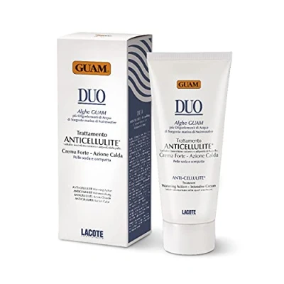Abbildung von Guam, Anticellulite Körper Duo Behandlung, Starke Wärmewirkungs Creme gegen Cellulite und Hautunreinheiten, Made in Italy, 200 ml Packung