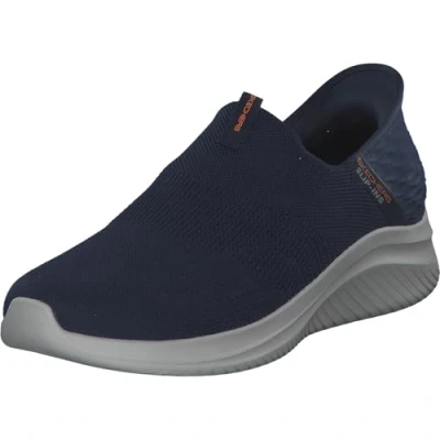 Abbildung von Skechers Herren Ultra Flex 3.0 Smooth Step sneakers,sports shoes, Navy Knit Trim, 39 EU