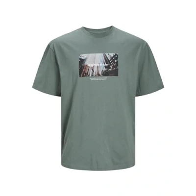 Abbildung von JACK&amp;JONES Herren JORVESTERBRO Picture Tee SS Crew Neck LN T Shirt, Laurel Wreath, S