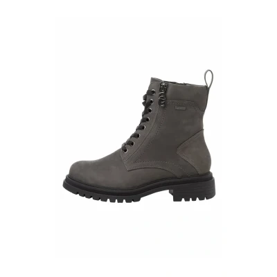 Abbildung von Tamaris Plateaustiefelette, Damen, Größe: 38, Dark grey Schuhe
