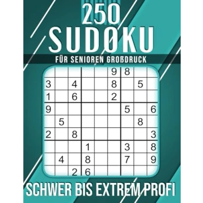 Abbildung von 250 Sudoku Für Senioren Großdruck Schwer Bis Extrem Profi: mit Lösungen.