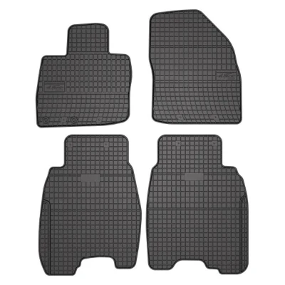 Abbildung von FROGUM 0830 Fußmattensatz Gummi vorne und hinten 4 schwarz Maßgefertigt HONDA: CIVIC 8 Hatchback