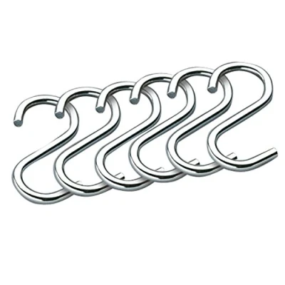 Abbildung von Kuechenprofi 10.05100.38.06 S Haken, chrom 6 Stück, Edelstahl, silber