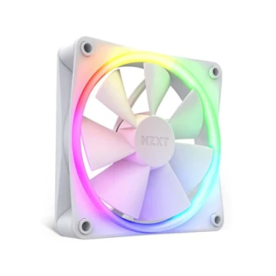 Abbildung von NZXT F120 RGB Fans RF R12SF W1 Erweiterte Anpassung der Beleuchtung Flüsterleise Kühlung Single (RGB Lüfter und Controller ERFORDERLICH &amp; NICHT ENTHALTEN) 120mm Weiß