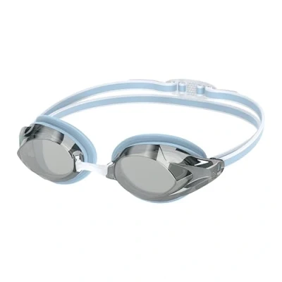 Abbildung von Speedo Vanquisher 3.0 Mirrored Schwimmbrille für Damen, Hawaiian Sky/Grey/Silver Mirror, One Size