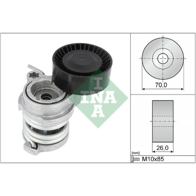 Abbildung von INA 534 0708 10 Spannarm, Keilrippenriemen BMW: 3 Convertible, Touring, Coupe
