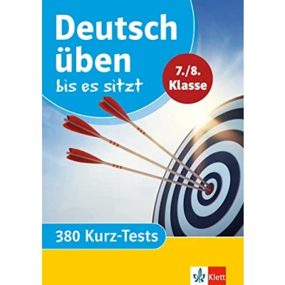 Abbildung von Klett Deutsch üben bis es sitzt 7./8. Klasse: 380 Kurz Tests (Klett Üben sitzt)