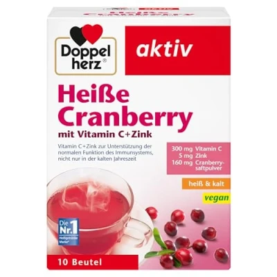 Abbildung von Doppelherz Heisse Cranberry mit Vitamin C +Zink Granulat
