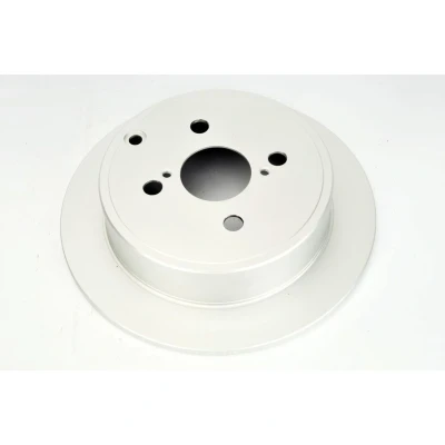 Abbildung von TEXTAR 92126100 Bremsscheibe 258 9 04/07 100 voll ohne Radbefestigungsbolzen, Radnabe TOYOTA: Corolla IX Hatchback, Station Wagon