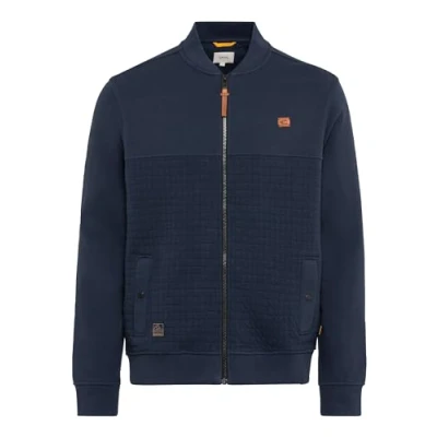 Abbildung von camel active MIT Steppmuster Sweatjacke, Herren, Größe: Small, Night blue