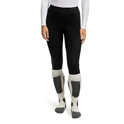 Abbildung von Falke Warm Hose 3/4 Damen Schwarz, Silber, Größe XS