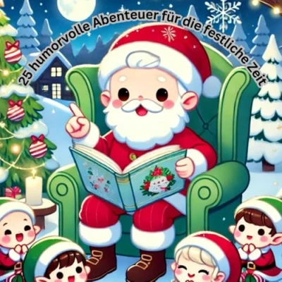 Abbildung von 25 humorvolle Abenteuer für die festliche Zeit, weihnachtliche Kurzgeschichten Groß und Klein. Weihnachten, Winter
