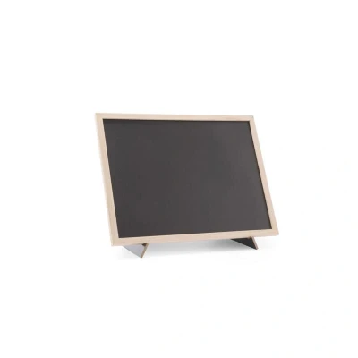 Abbildung von HENDI Tischaufsteller Kreidetafel 30 x 40 cm Holz Rahmen inkl. Standfuß, Gastro Tafel Aufsteller