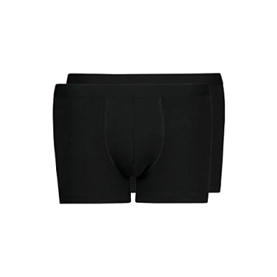 Abbildung von Huber Herren Pant 2er Pack Hipster, Schwarz (Schwarz 7665), (Herstellergröße: XX Large)