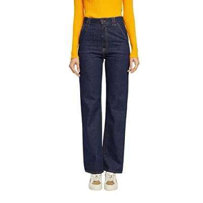 Abbildung von Esprit Jeans Straight Leg, Damen, Größe: 32, Blue rinse
