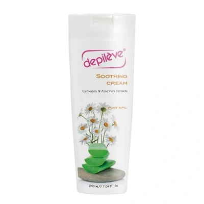 Abbildung von Depileve Soothing Cream, Camomila &amp; Aloe Vera, 7.04 Fl. Oz by