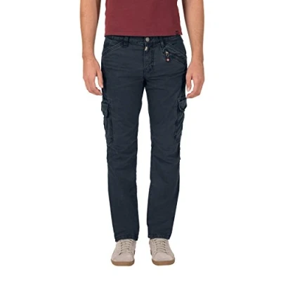 Abbildung von Timezone Herren Hose Regular Ben Cargo, Blau (Dark Night Blue 3115), W36/L34