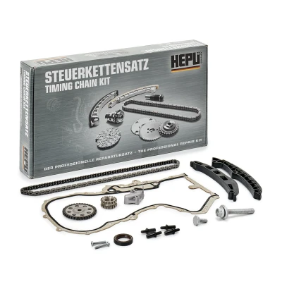 Abbildung von HEPU 21 0382 Steuerkettensatz VOLKSWAGEN: Scirocco III, GOLF 5, 6, AUDI: A3 Sportback, Convertible, A1 SEAT: Altea XL