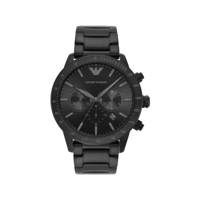 Abbildung von Emporio Armani Chronograph, Herren, Größe: One Size, Black
