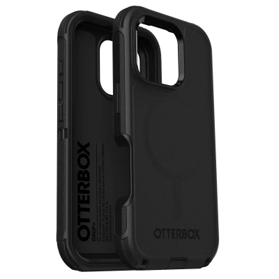 Abbildung von Apple iPhone 16 Pro Hülle MagSafe Kunststoff OtterBox Hard Case/Backcover Handyhülle Schwarz
