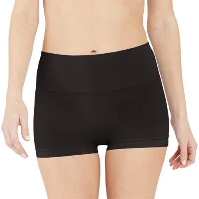 Abbildung von SPANX Shapewear für Damen Everyday Shaping Tummy Control Höschen Boyshort, Schwarz, M