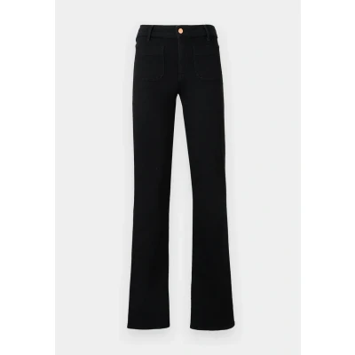 Abbildung von Wrangler Flare Stoffhose, Damen, Größe: 24x32, Retro black