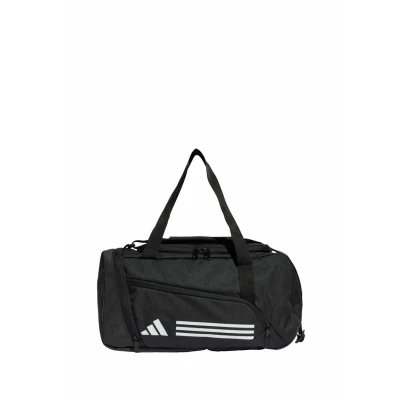 Abbildung von adidas Unisex Essentials 3 Streifen Duffel Tasche, Schwarz/Weiß