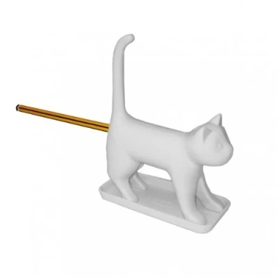 Abbildung von Anspitzer mit Katzen Motiv, Weiß