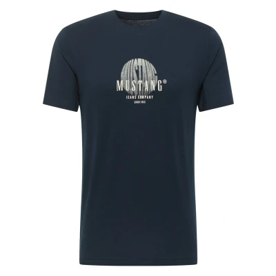 Abbildung von Mustang Tshirt print, Herren, Größe: Small, Blau