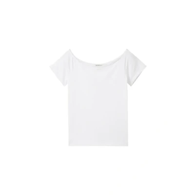Abbildung von TOM Tailor Denim Tshirt basic, Damen, Größe: XL, White