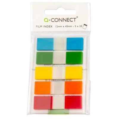 Abbildung von Q CONNECT KF14966 Index Mini 12,5 x 43 mm, 5 20 Blatt