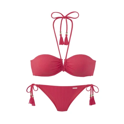 Abbildung von Elbsand Bandeau Bikini, mit V Bügel