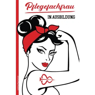 Abbildung von Ausbildung Pflege Geschenk: Cooles Notizheft für Pflegefachfrau die Ausbildungszeit als Pflegefachkraft bis zur Prüfung und das Examen bestanden ist