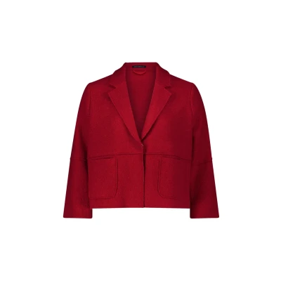 Abbildung von Betty Barclay MIT Reverskragen Strickjacke, Damen, Größe: 36, Rot
