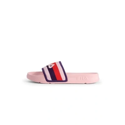 Abbildung von Fila Morro BAY Stripes WMN Pantolette flach, Damen, Größe: 39, Powder pink charisma Textil