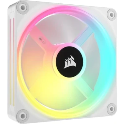 Abbildung von Corsair iCUE LINK QX120 RGB 120mm Magnetic Dome Lüfter Weiß