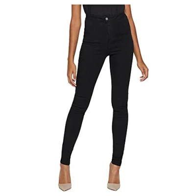 Abbildung von Noisy May Nmella Super Jeans Skinny Fit, Damen, Größe: 34x30, Black