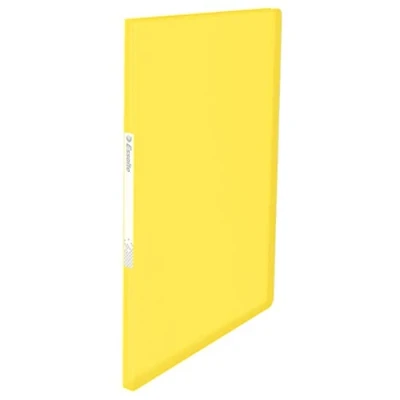 Abbildung von Esselte 623995 VIVIDA Sichtbuch (A4, PP, flexibler Einband, 20 Hüllen) gelb