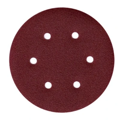 Abbildung von 50x Schleifpapier 150 mm 6 Loch Körn.= 40 180 Schleifblatt für Exzenterschleifer (50x Körnung = 60)