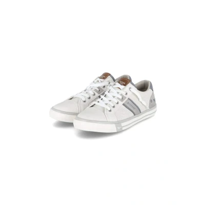 Abbildung von Mustang Sneaker low, Herren, Größe: 41, Weiß Schuhe