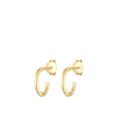 Abbildung von Elli Timeless Ohrringe goldcoloured, Damen, Größe: One Size, Gold coloured