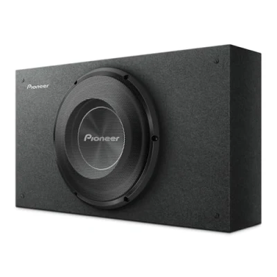 Abbildung von Pioneer TS A2500LB Passiv Subwoofer, leistungsstarker Gehäuse Subwoofer mit 1200 W Maximalleistung, 25 cm, IMPP Membran, schwarz, Kontinuierliche Ausgangsleistung 300 W, 10&quot;